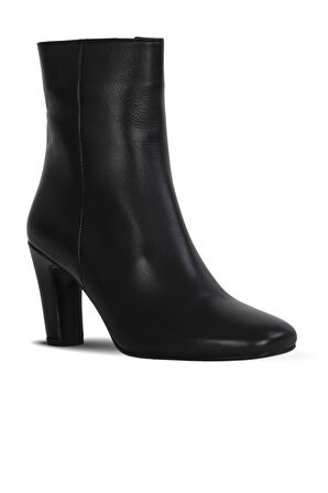 Bueno Shoes Siyah Deri Kadın Topuklu Bot 39wb2998