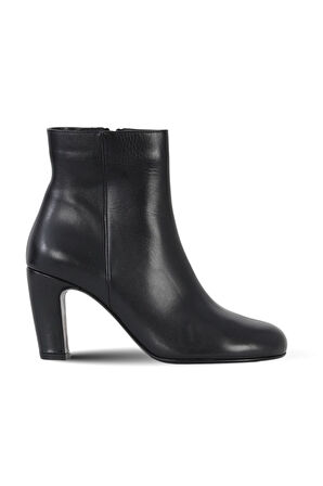 Bueno Shoes Siyah Deri Kadın Topuklu Bot 42wb6278