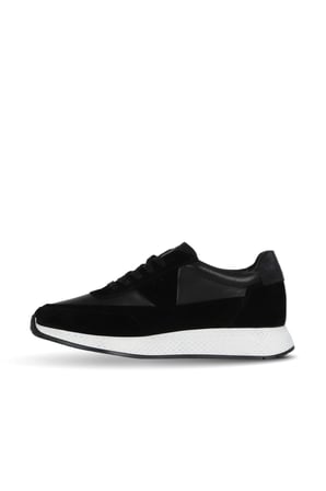 Bueno Shoes Siyah Süet-deri Erkek Spor Ayakkabı 43ma26152