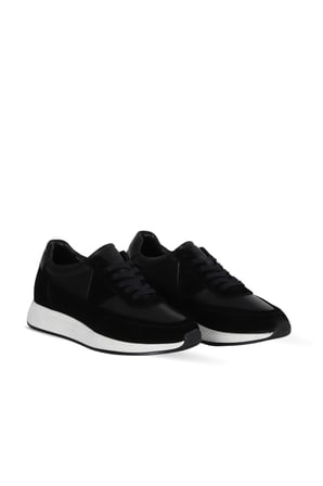 Bueno Shoes Siyah Süet-deri Erkek Spor Ayakkabı 43ma26152