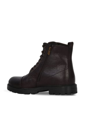 Bueno Shoes Kahverengi Flotter Deri Erkek Düz Bot 43mb2500035