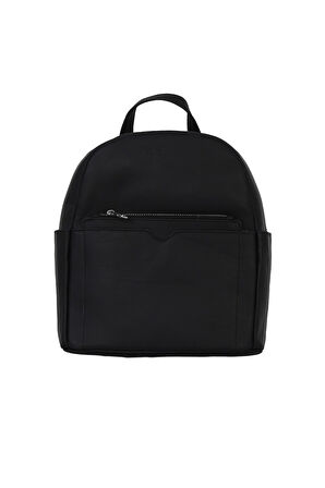 Bueno Shoes Siyah Deri Kadın Sırt Çantası 01wbe2611