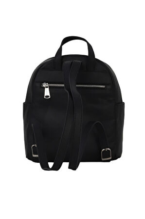 Bueno Shoes Siyah Deri Kadın Sırt Çantası 01wbe2611