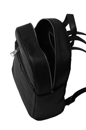 Bueno Shoes Siyah Deri Kadın Sırt Çantası 01wbe2611