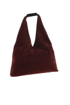 Bordo Süet Kadın Omuz Çantası