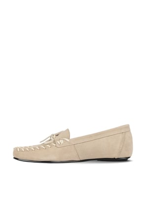 Bueno Shoes Bej Süet Kadın Klasik Ayakkabı 39wa4129