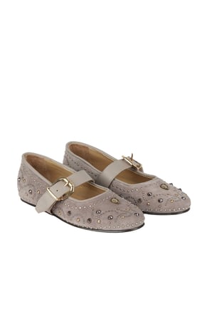 Bueno Shoes Kum Süet Kadın Düz Babet 39wa1824
