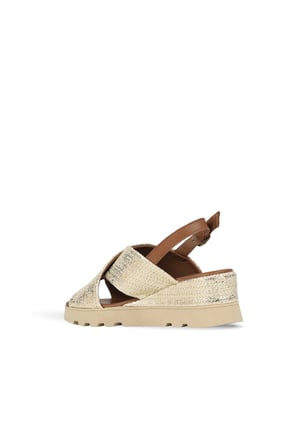 PLH.GLD-SCT.NWT-PEL.NWT-SL.BSO Kadın Dolgu Topuklu Sandalet