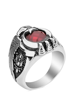 Mavi Erkek Gümüş Yüzük