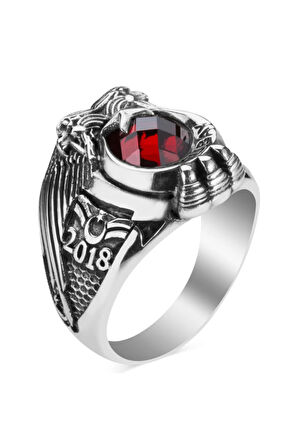 Çift Kartal Başlı Astsubay Yüzüğü