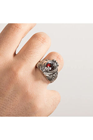 Çift Kartal Başlı Astsubay Yüzüğü