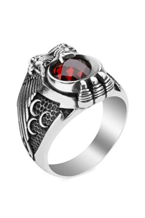 Erkek Cihan Hakimiyeti Yüzüğü Üç Hilal Bozkurt