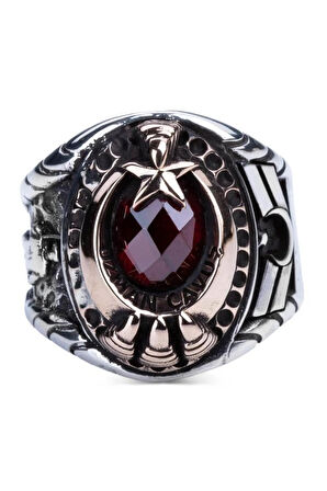 Erkek Asker Figürlü Uzman Çavuş Asker Yüzüğü