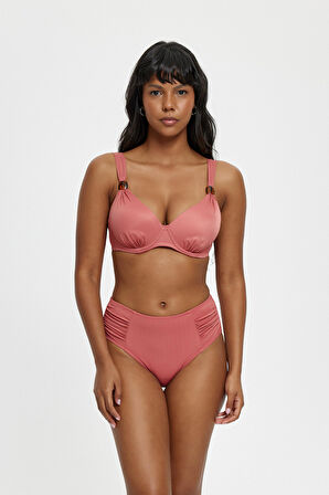 B11002 Boş Kaplı Toparlayıc Bikini Takımı BORDO