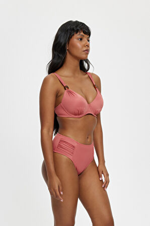 B11002 Boş Kaplı Toparlayıc Bikini Takımı BORDO