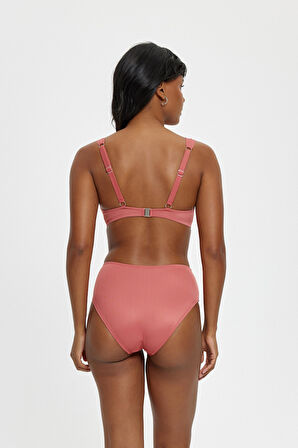 B11002 Boş Kaplı Toparlayıc Bikini Takımı BORDO