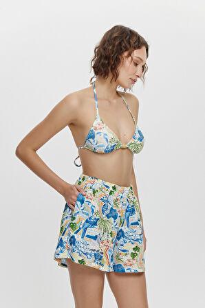 P15009 Kısa Cepli Şort EKRU