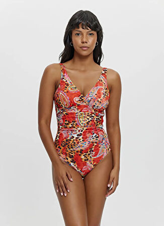 Louren Kırmızı Kadın Mayo M12015