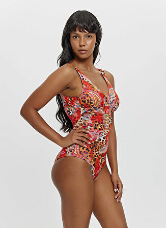 Louren Kırmızı Kadın Mayo M12015