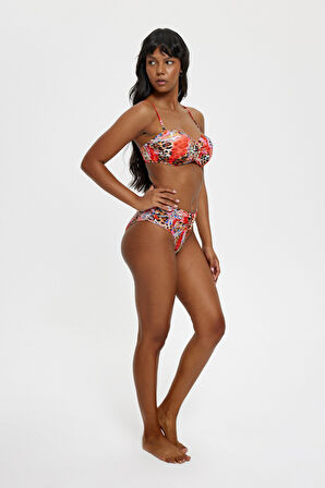 B11035 Boş Kaplı Straplez Bk Tk Kırmızı