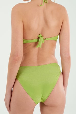 B21014 Orta Aksesuarlı Straplez Bikini Takım