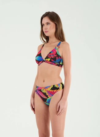 Louren Çok Renkli Kadın Desenli Bikini Takım B21048