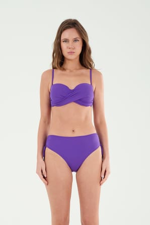 B21130 Boş Kaplı Straplez Bikini Takım