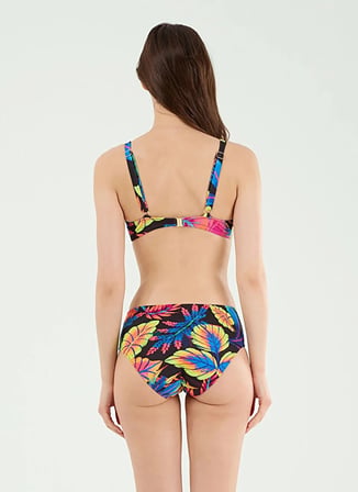 Louren Çok Renkli Kadın Desenli Bikini Takım B21076