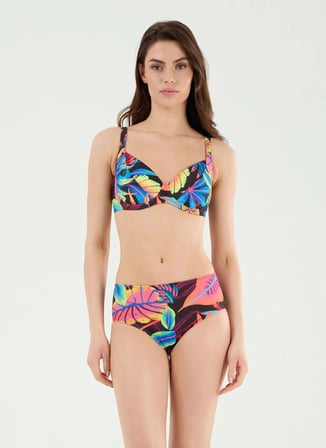 Louren Çok Renkli Kadın Desenli Bikini Takım B21076
