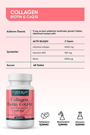 Flower Of Life Collagen Biotin & Koenzim Q10 60 Tablet