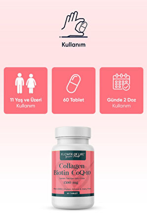 Flower Of Life Collagen Biotin & Koenzim Q10 60 Tablet