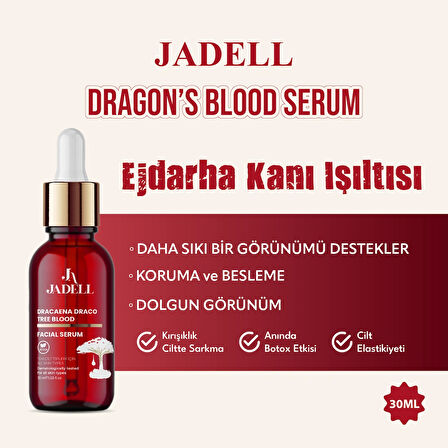 JADELL Botox Etkili Dragon's Facial Kışıklık Sarkma Sivilce Karşıtı Sıkılaştırıcı ve Aydınlatıcı Yüz Serumu 30 ml