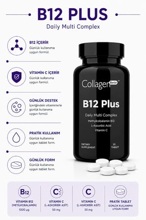 Collagen Forte Platinum B12 Plus Methylcobalamin & Vitamin C