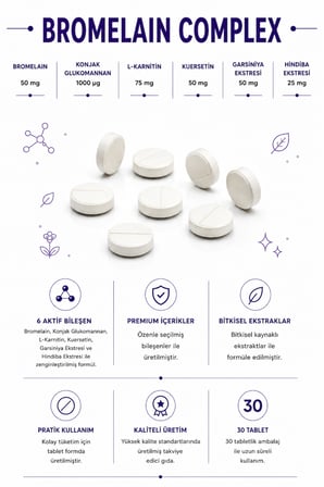 Bromelain 500 mg 30 tablet