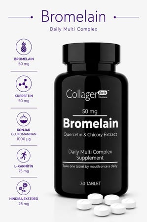 Bromelain 500 mg 30 tablet