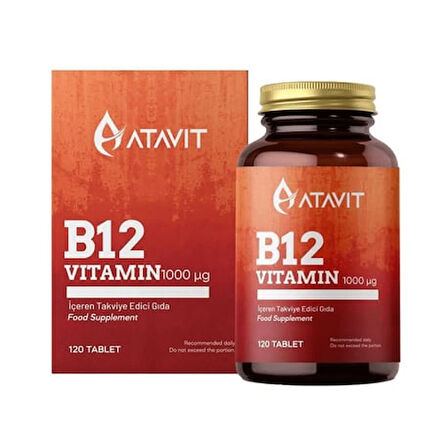 Atavıt B12 Vıtamın 1000 µg 120 Tablet