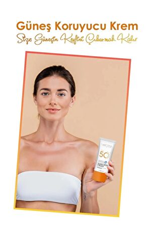 Narcissa Yüksek Koruyucu, Leke Karşıtı Güneş Kremi 50 SPF+ Waterproof UVA + UVB 50 ML