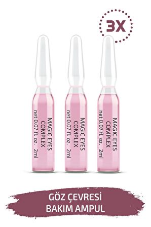 Skin Accents Yaşlanma Karşıtı Hyalüronik Asit 30 Yaş + Gece-Gündüz Göz Ampul 3x2 ml 