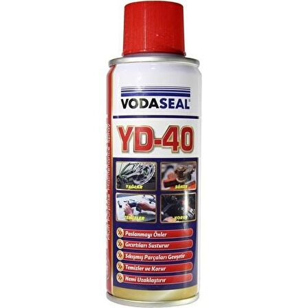 Vodaseal Yd-40 Yağlayıcı Pas Sökücü  Sprey 200ml