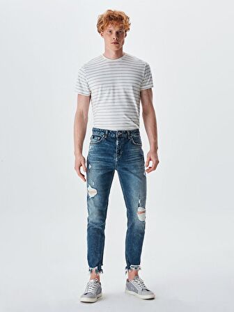 Eddard X Düşük Bel Havuç Kesim Jean Pantolon