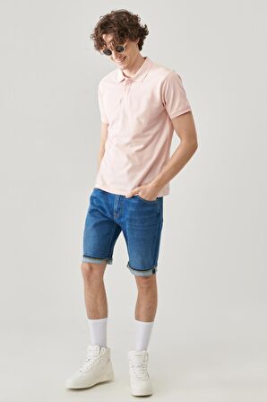 Regular Fit Normal Kesim Polo Yaka %100 Pamuk Tişört