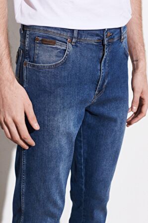 Texas Straight Fit Normal Bel Denim Esnek Jean Kot Pantolon