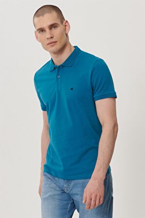 Regular Fit Normal Kesim Polo Yaka %100 Pamuk Tişört