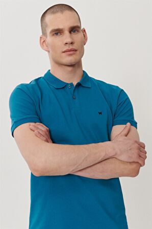 Regular Fit Normal Kesim Polo Yaka %100 Pamuk Tişört