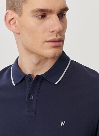 Slim Fit Dar Kesim Polo Yaka %100 Pamuk Tişört