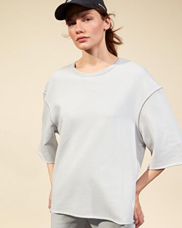 Skechers S211119-032 Organic Coll. W Crew Neck Kadın T-Shirt