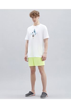 Skechers Swimwear M 5 Inch Swimshort Erkek Neon Green Deniz Şortu - S211654-302