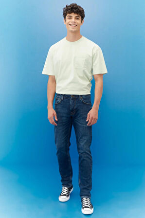 Luke Slim Fit Düşük Bel Denim Esnek Jean Kot Pantolon