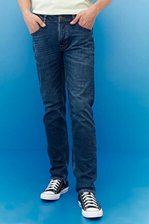 Luke Slim Fit Düşük Bel Denim Esnek Jean Kot Pantolon