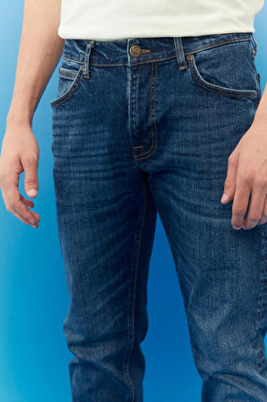 Luke Slim Fit Düşük Bel Denim Esnek Jean Kot Pantolon